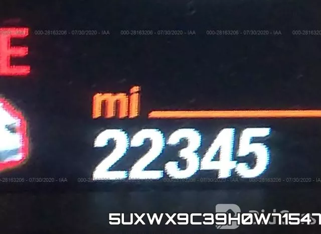 5UXWX9C39H0W71547 фото 8