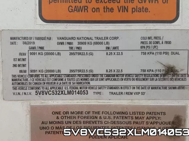 5V8VC532XLM014053 фото 2