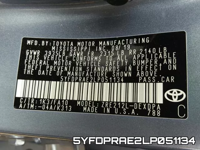 5YFDPRAE2LP051134 фото 2