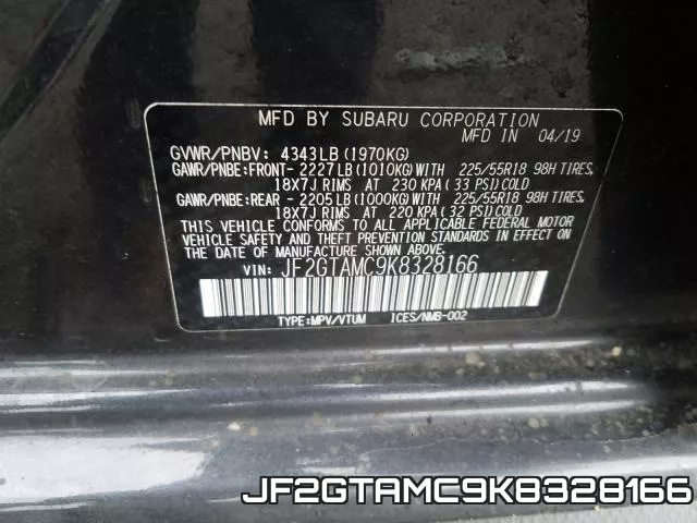 JF2GTAMC9K8328166 фото 2
