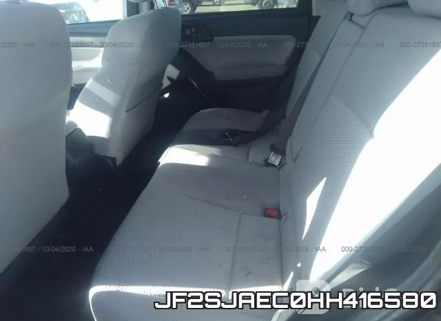 JF2SJAEC0HH416580 фото 9