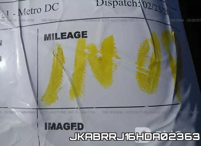 JKABRRJ16HDA02363 фото 8