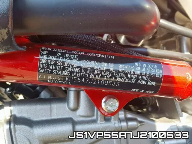 JS1VP55A7J2100533 фото 2