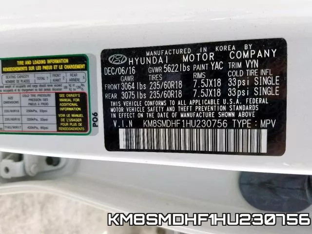 KM8SMDHF1HU230756 фото 2