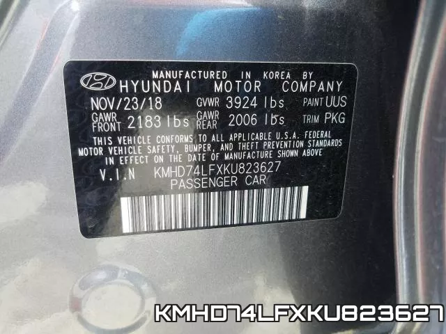 KMHD74LFXKU823627 фото 2