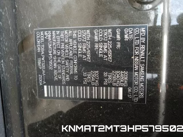 KNMAT2MT3HP579502 фото 2