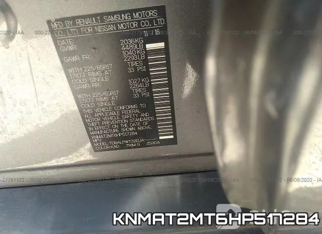 KNMAT2MT6HP517284 фото 10