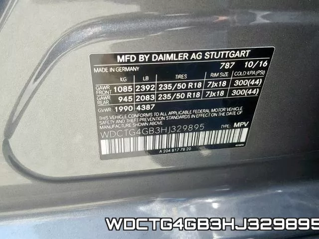 WDCTG4GB3HJ329895 фото 2
