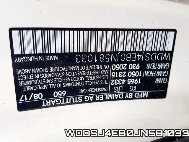WDDSJ4EB0JN581033 фото 2