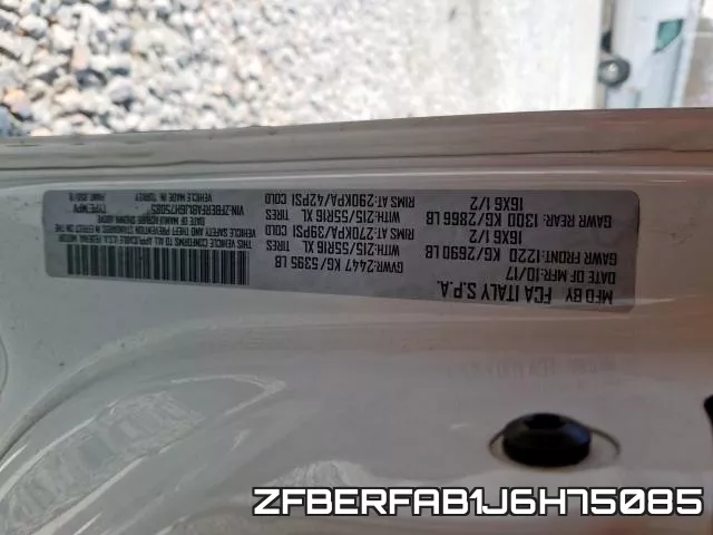 ZFBERFAB1J6H75085 фото 2