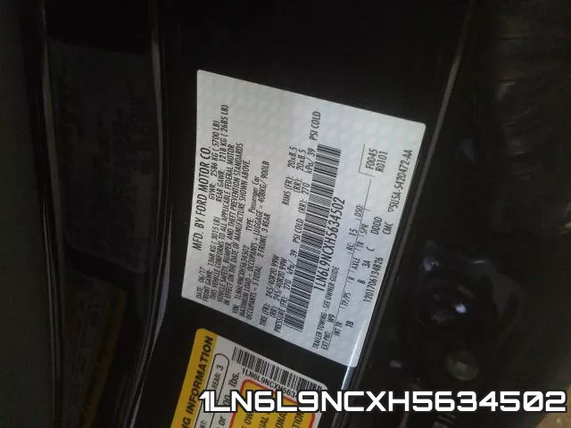 1LN6L9NCXH5634502 фото 2