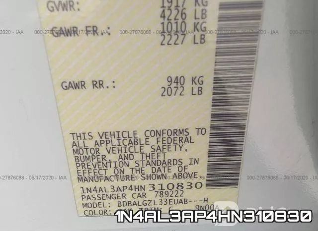 1N4AL3AP4HN310830 фото 10