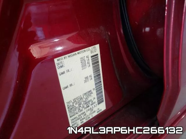 1N4AL3AP6HC266132 фото 2