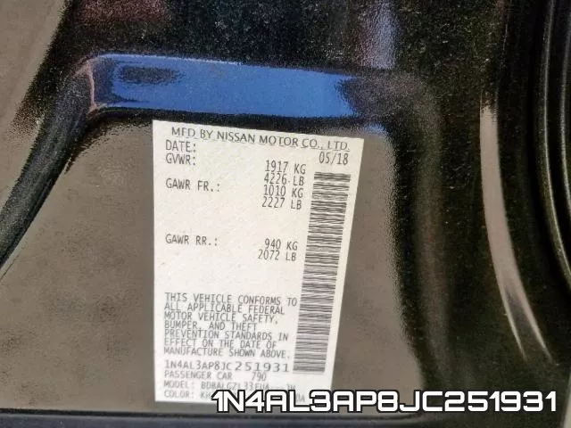 1N4AL3AP8JC251931 фото 2