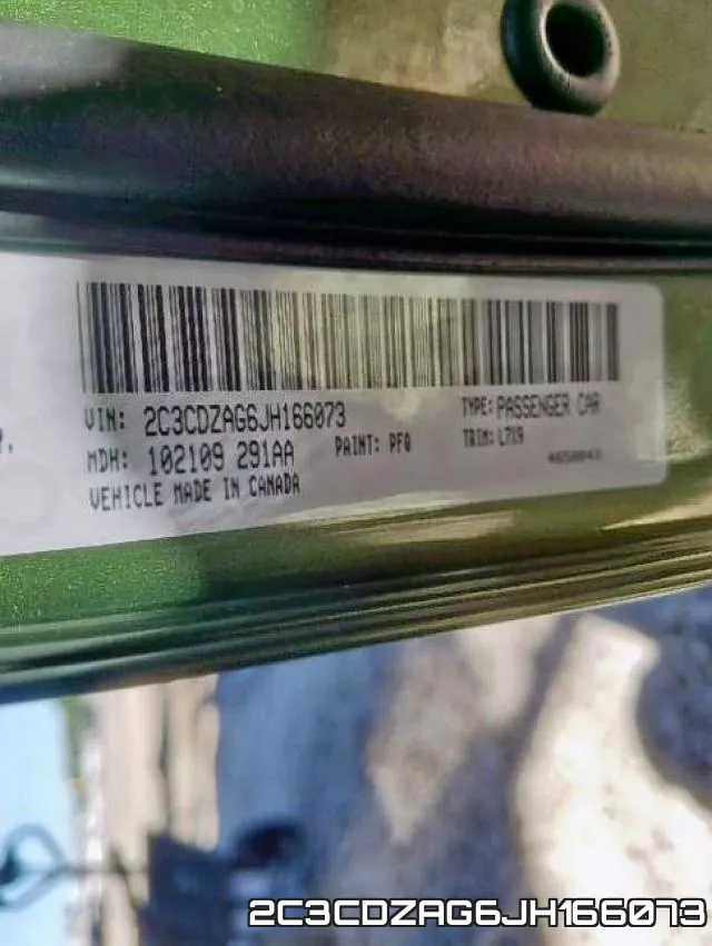 2C3CDZAG6JH166073 фото 2