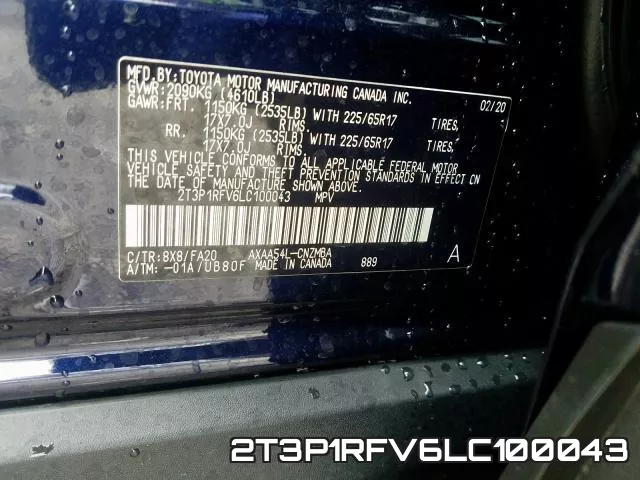 2T3P1RFV6LC100043 фото 2