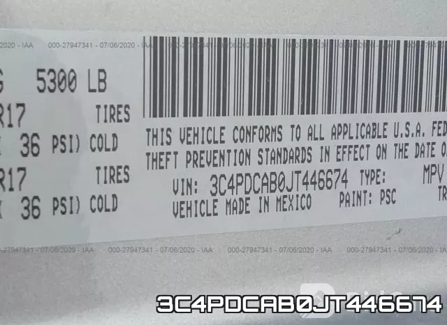 3C4PDCAB0JT446674 фото 10