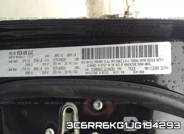3C6RR6KG1JG194293 фото 10
