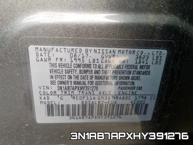 3N1AB7APXHY391276 фото 2