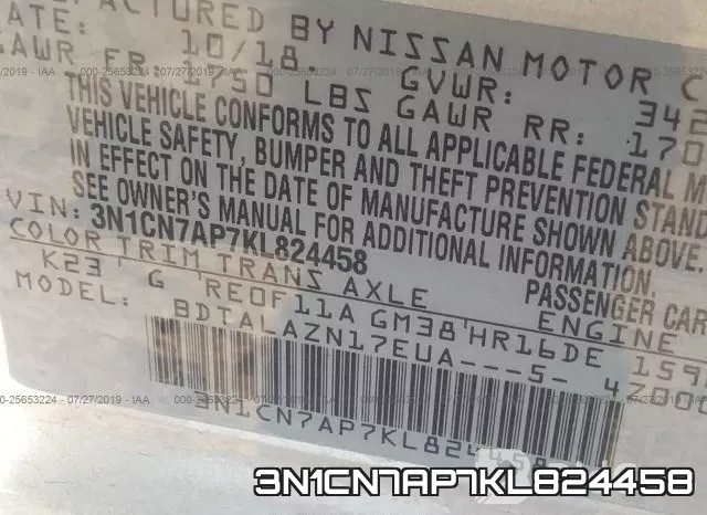 3N1CN7AP7KL824458 фото 10