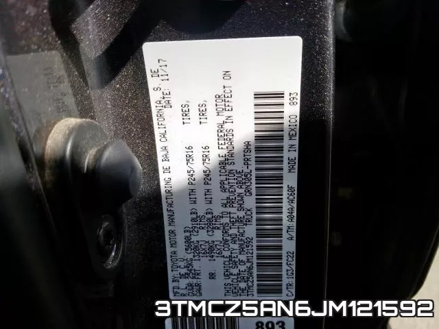 3TMCZ5AN6JM121592 фото 2