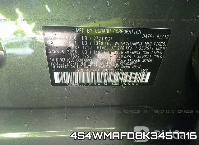 4S4WMAFD8K3457716 фото 10