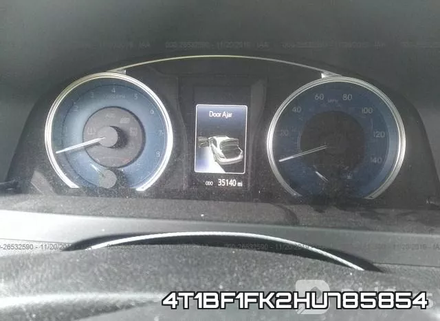 4T1BF1FK2HU785854 фото 8