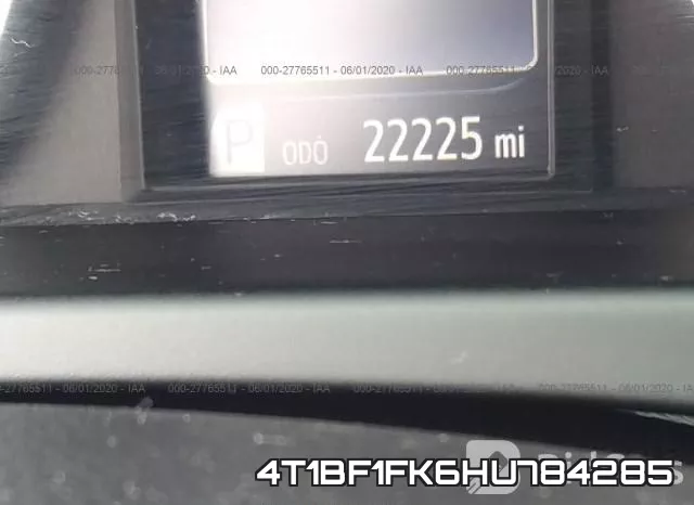 4T1BF1FK6HU784285 фото 8