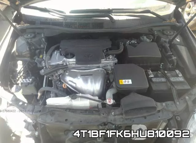 4T1BF1FK6HU810092 фото 2