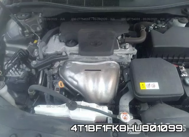 4T1BF1FK8HU801099 фото 2