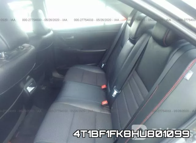 4T1BF1FK8HU801099 фото 8