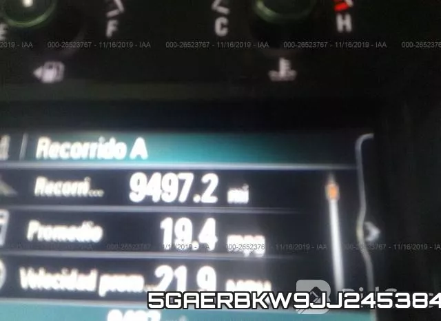 5GAERBKW9JJ245384 фото 8