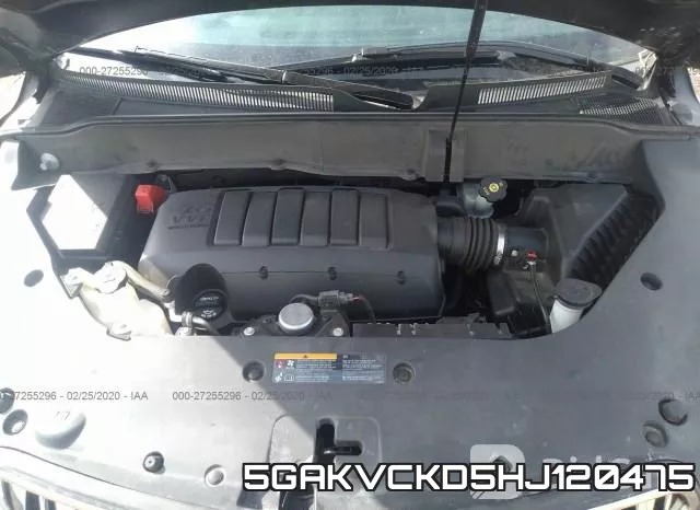 5GAKVCKD5HJ120475 фото 2