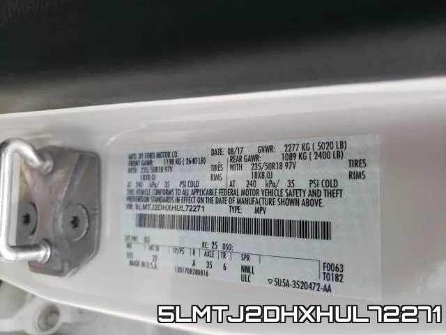 5LMTJ2DHXHUL72271 фото 2