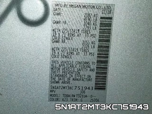 5N1AT2MT3KC751943 фото 2