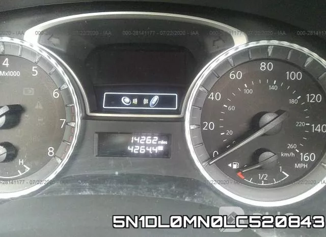 5N1DL0MN0LC520843 фото 8