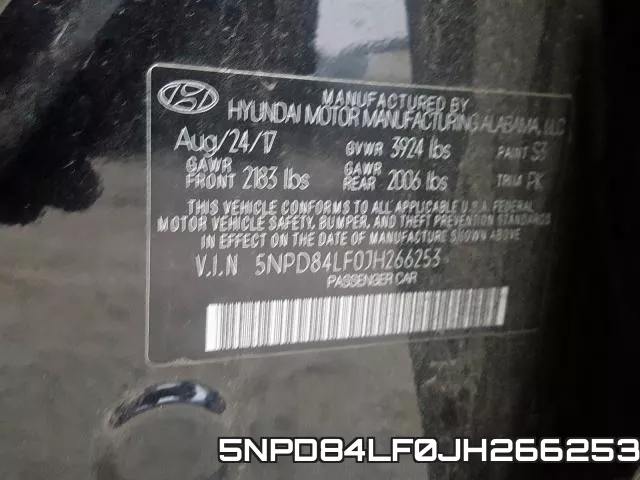 5NPD84LF0JH266253 фото 2