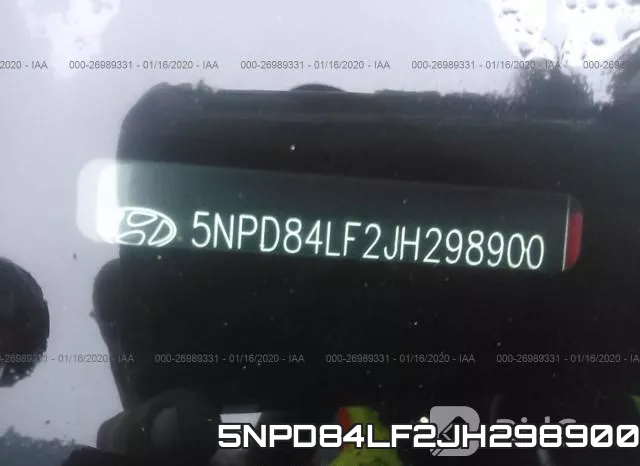 5NPD84LF2JH298900 фото 10