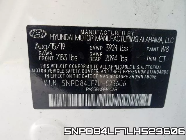 5NPD84LF7LH523606 фото 2