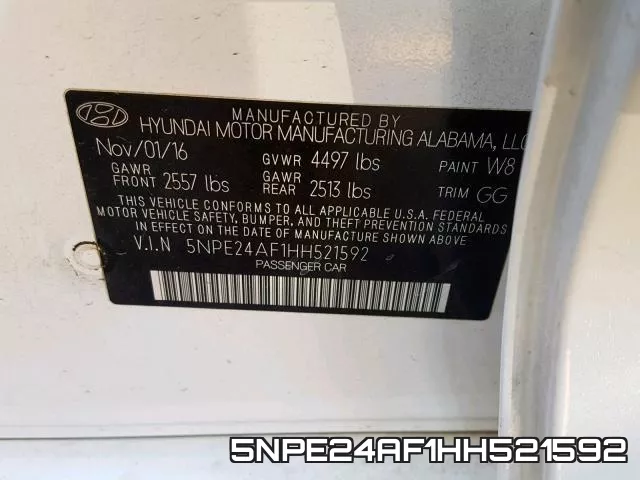 5NPE24AF1HH521592 фото 2