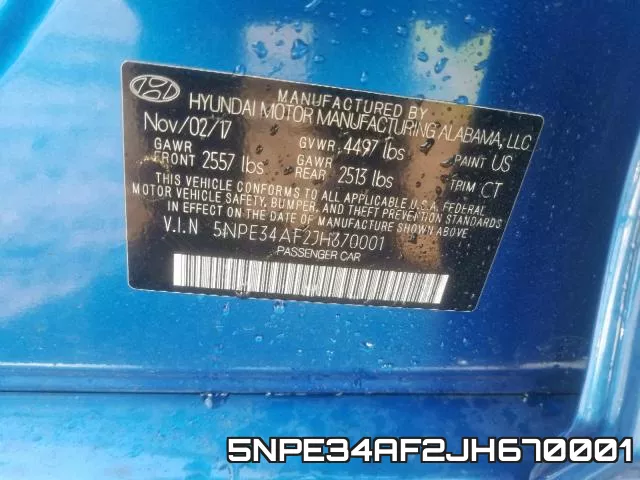 5NPE34AF2JH670001 фото 2