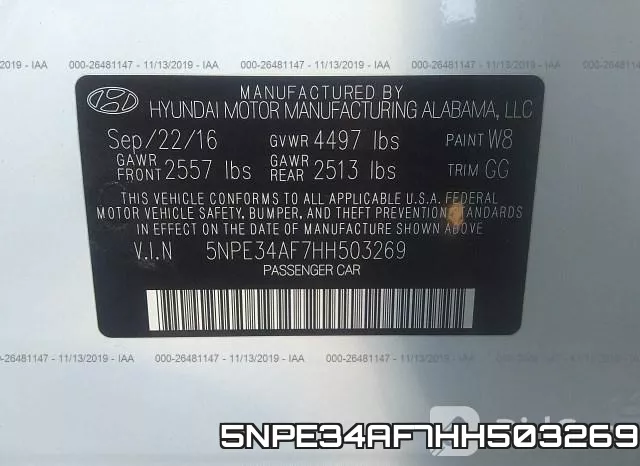 5NPE34AF7HH503269 фото 10