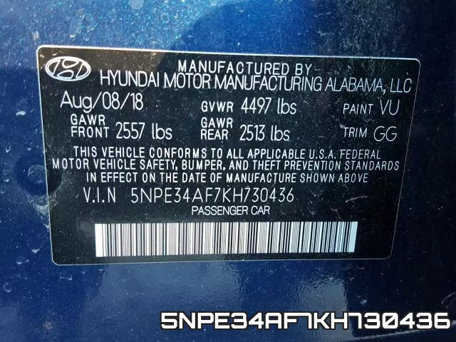 5NPE34AF7KH730436 фото 2