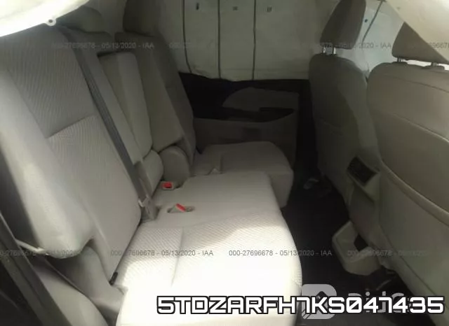 5TDZARFH7KS047435 фото 9