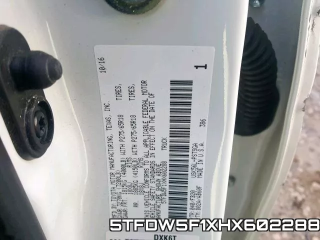 5TFDW5F1XHX602288 фото 2