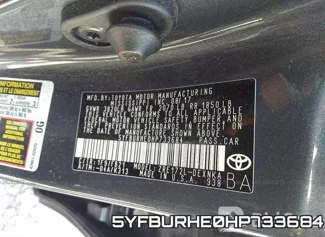 5YFBURHE0HP733684 фото 10