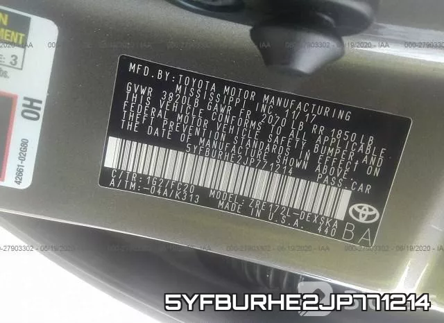 5YFBURHE2JP771214 фото 10