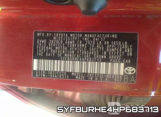 5YFBURHE4HP683713 фото 10
