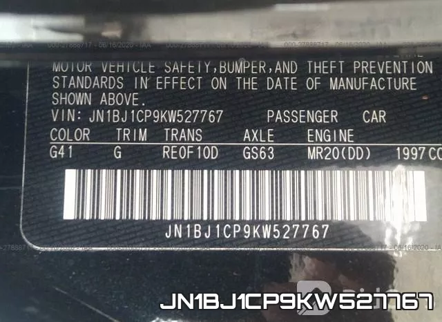 JN1BJ1CP9KW527767 фото 10