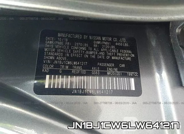 JN1BJ1CW6LW641217 фото 10